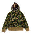 A BATHING APE Ladies' ABC CAMO 2ND APE FULL ZIP HOODIE