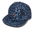 A BATHING APE WILD LEOPARD PATTERN ONE POINT CAP