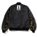 A BATHING APE MULTI PATCH BOMBER JACKET