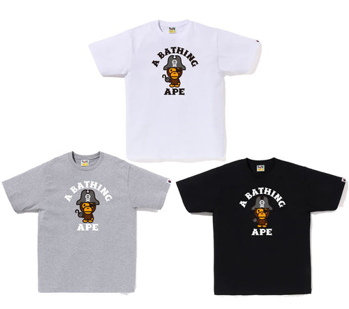 A BATHING APE CAPTAIN MILO PIRATE TEE