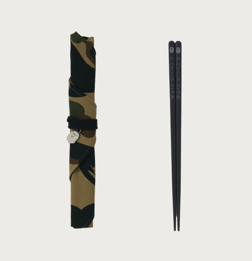 A BATHING APE CHOPSTICKS & CHOPSTICS BAG