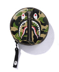 A BATHING APE ABC CAMO SHARK COIN CASE