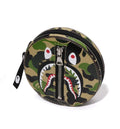 A BATHING APE ABC CAMO SHARK COIN CASE
