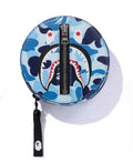A BATHING APE ABC CAMO SHARK COIN CASE