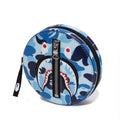 A BATHING APE ABC CAMO SHARK COIN CASE