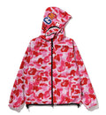 A BATHING APE Ladies' ABC CAMO SHARK HOODIE JACKET