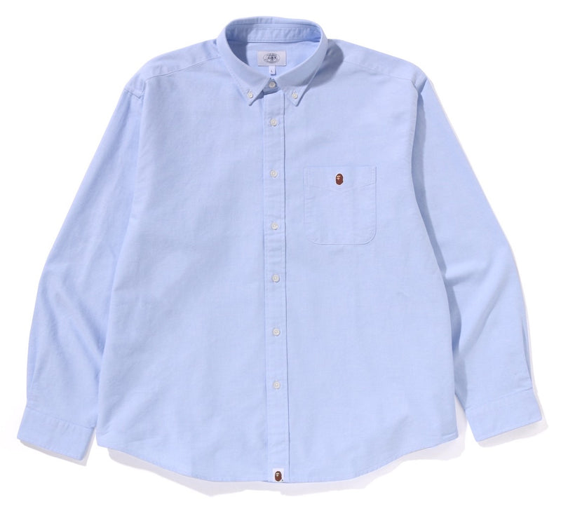 A BATHING APE ONE POINT OXFORD L/S SHIRT
