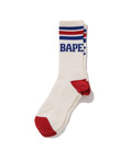 A BATHING APE BAPE STRIPE SOCKS 1L80184002