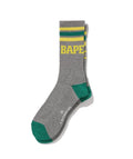 A BATHING APE BAPE STRIPE SOCKS 1L80184002