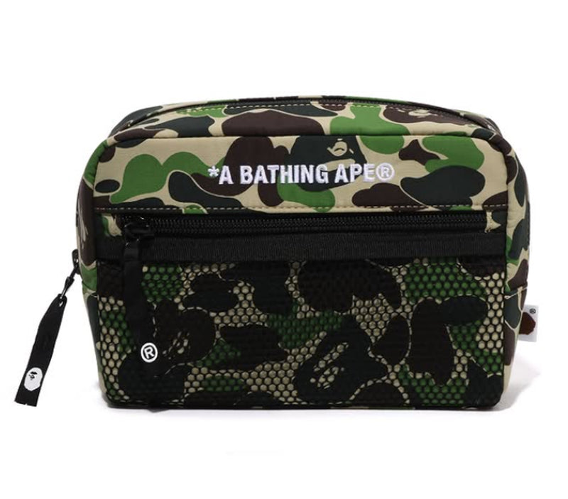 A BATHING APE ABC CAMO POUCH