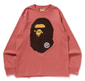 A BATHING APE BIG APE HEAD L/S TEE
