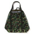 A BATHING APE ABC CAMO MESH TOTE BAG