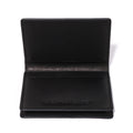 A BATHING APE EMBOSSED LEATHER BUSINESS CARD CASE
