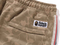 A BATHING APE TONAL SOLID CAMO TRACK PANTS