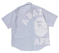 A BATHING APE BIG COLLEGE SHIRT