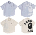 A BATHING APE BIG COLLEGE SHIRT