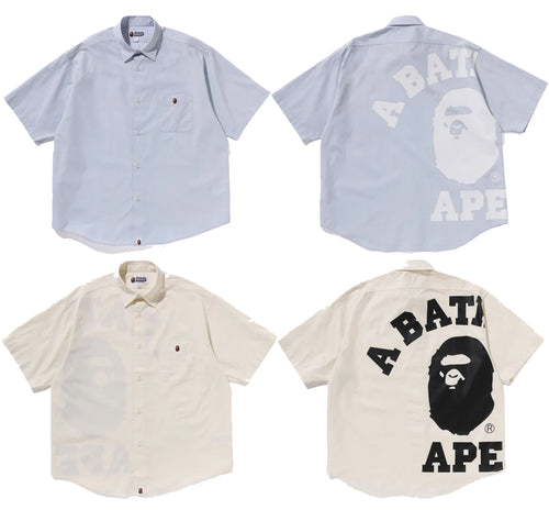 A BATHING APE BIG COLLEGE SHIRT