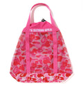 A BATHING APE ABC CAMO MESH TOTE BAG
