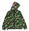 A BATHING APE Ladies' ABC CAMO SHARK HOODIE JACKET