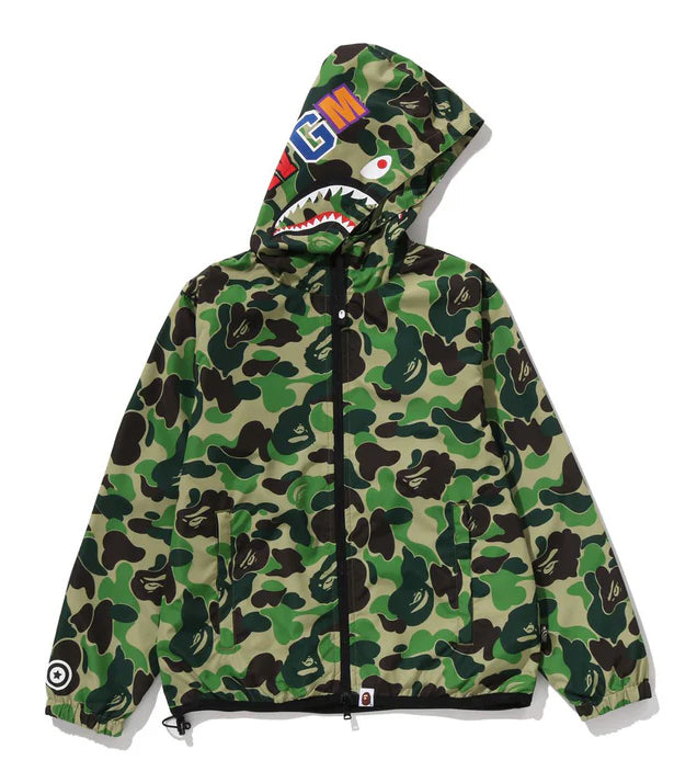 A BATHING APE Ladies' ABC CAMO SHARK HOODIE JACKET
