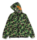 A BATHING APE Ladies' ABC CAMO SHARK HOODIE JACKET