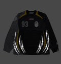 A BATHING APE MULTI LOGO RELAXED FIT FOOTBALL L/S TEE