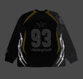 A BATHING APE MULTI LOGO RELAXED FIT FOOTBALL L/S TEE