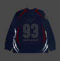A BATHING APE MULTI LOGO RELAXED FIT FOOTBALL L/S TEE