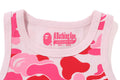 A BATHING APE Ladies' ABC CAMO TANK TOP