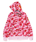 A BATHING APE ABC CAMO 2ND SHARK FULL ZIP HOODIE ( PONR )