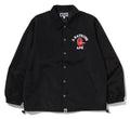 A BATHING APE COLLEGE ONE POINT COACH JACKET