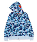 A BATHING APE ABC CAMO 2ND SHARK FULL ZIP HOODIE ( PONR )
