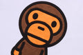 A BATHING APE Ladies' BOA BIG BABY MILO TEE