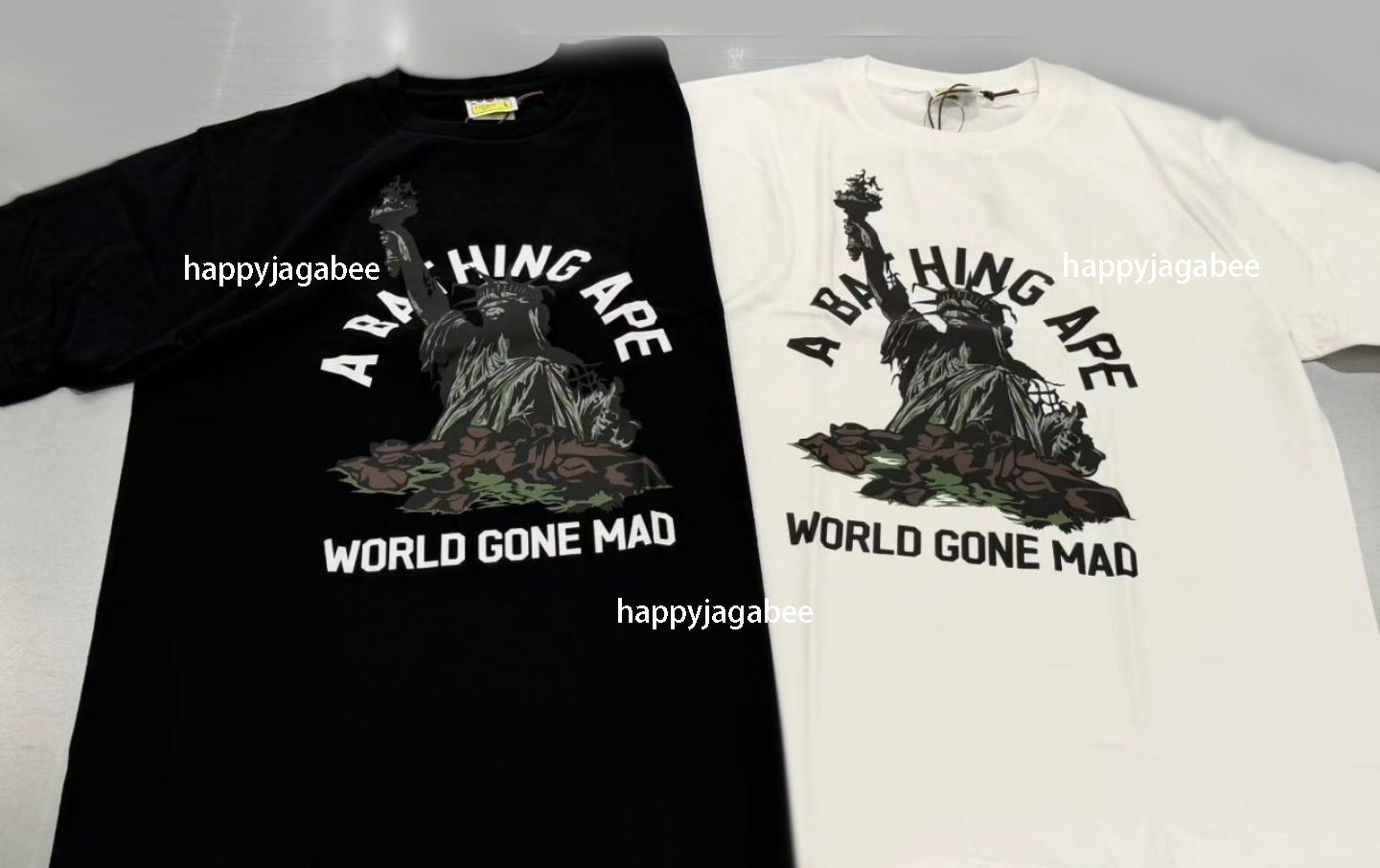 A BATHING APE STATUE OF LIBERTY TEE – happyjagabee store