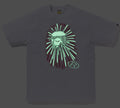 A BATHING APE APE HEAD FIREWORK TEE #1 ( Glow in the Dark )
