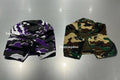 A BATHING APE GLITCH WOODLAND CAMO SHORT SNOWBOARD JACKET