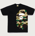 A BATHING APE 1ST CAMO SIDE BIG APE HEAD TEE