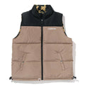 A BATHING APE 1ST CAMO REVERSIBLE DOWN VEST