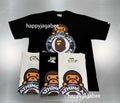 A BATHING APE COLOR CAMO MILO ON BUSY WORKS TEE
