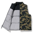 A BATHING APE 1ST CAMO REVERSIBLE DOWN VEST