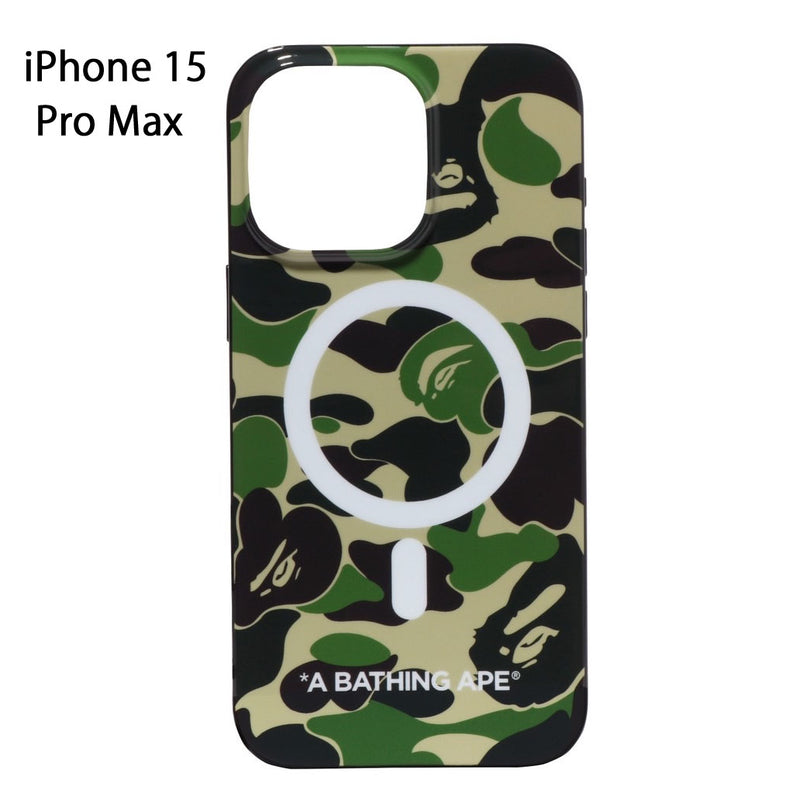 A BATHING APE ABC CAMO IPHONE 15 PRO MAX CASE