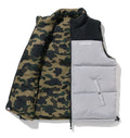 A BATHING APE 1ST CAMO REVERSIBLE DOWN VEST