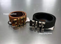 A BATHING APE REVERSIBLE LEATHER BELT