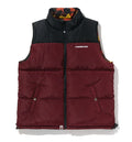A BATHING APE 1ST CAMO REVERSIBLE DOWN VEST