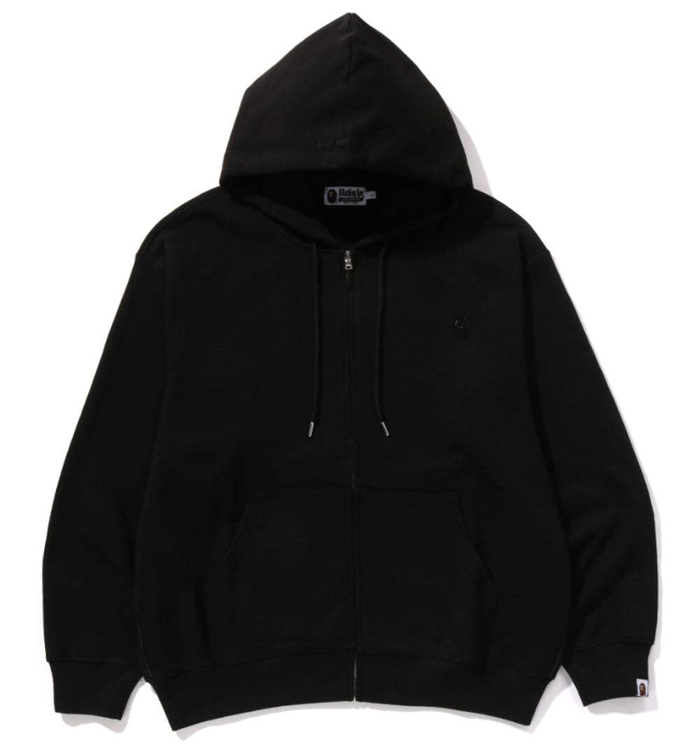 A BATHING APE RELAXED ONEPOINT FULL ZIP☆ ONE POINT APE HEAD SHARK RELAXED FIT FULL ZIP HOODIE 2024年