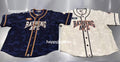 A BATHING APE SOLID CAMO MULTI LOGO BASEBALL SS SHIRT