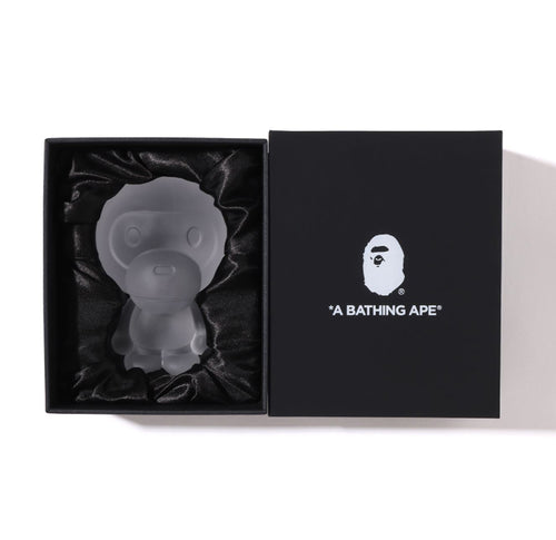 A BATHING APE BABY MILO CRYSTAL FIGURE