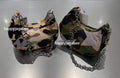 A BATHING APE Ladies' STA OVER PRINT 1ST CAMO QUILTING MOON SHAPE BAG