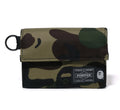A BATHING APE PORTER 1ST CAMO WALLET