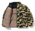 A BATHING APE 1ST CAMO REVERSIBLE DOWN JACKET